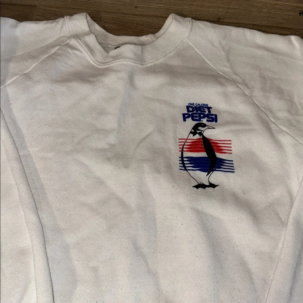 Vintage 90s Diet Pepsi sweatshirt delta fifty-fifty - Picture 2 of 5